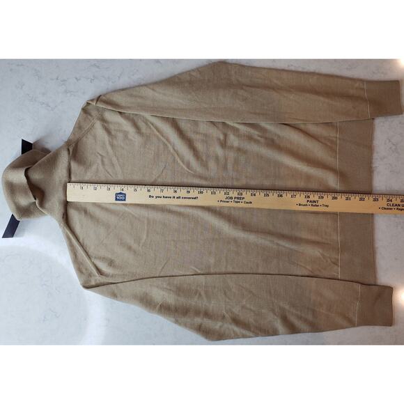 NWT RALPH LAUREN Purple Label Cashmere Turtleneck Sweater Camel Women's Small - Picture 10 of 10